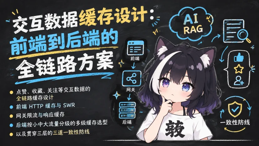 交互数据缓存设计：前端到后端的全链路方案封面图