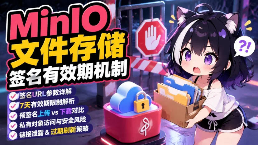 MinIO文件存储签名有效期机制封面图