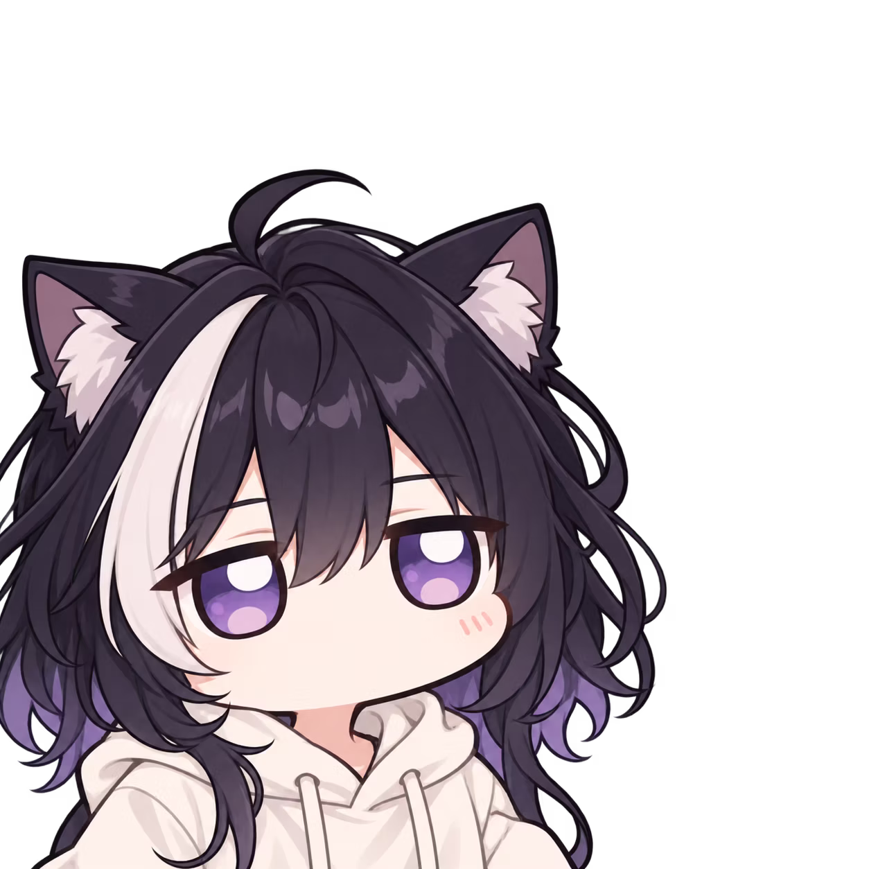 黑猫角色贴纸